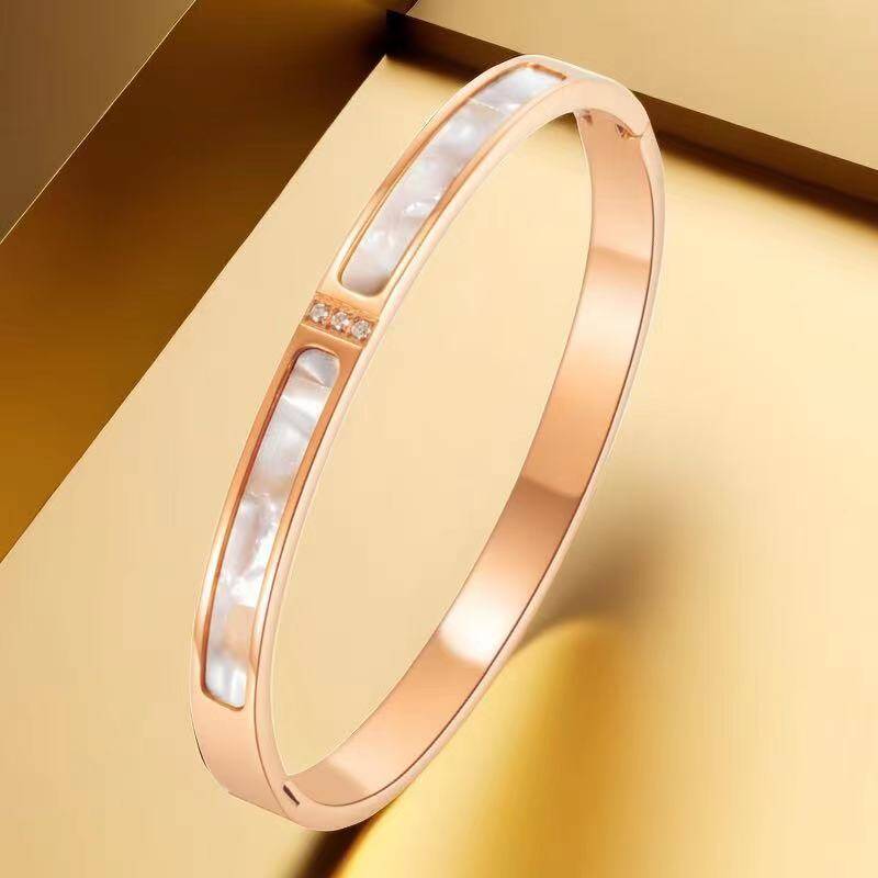 designer bracelet bangle Knot Designer jewelry Double e Rope Womens Minority Gold Sier Shining Crystal Dia Bangles Jewelry party gift