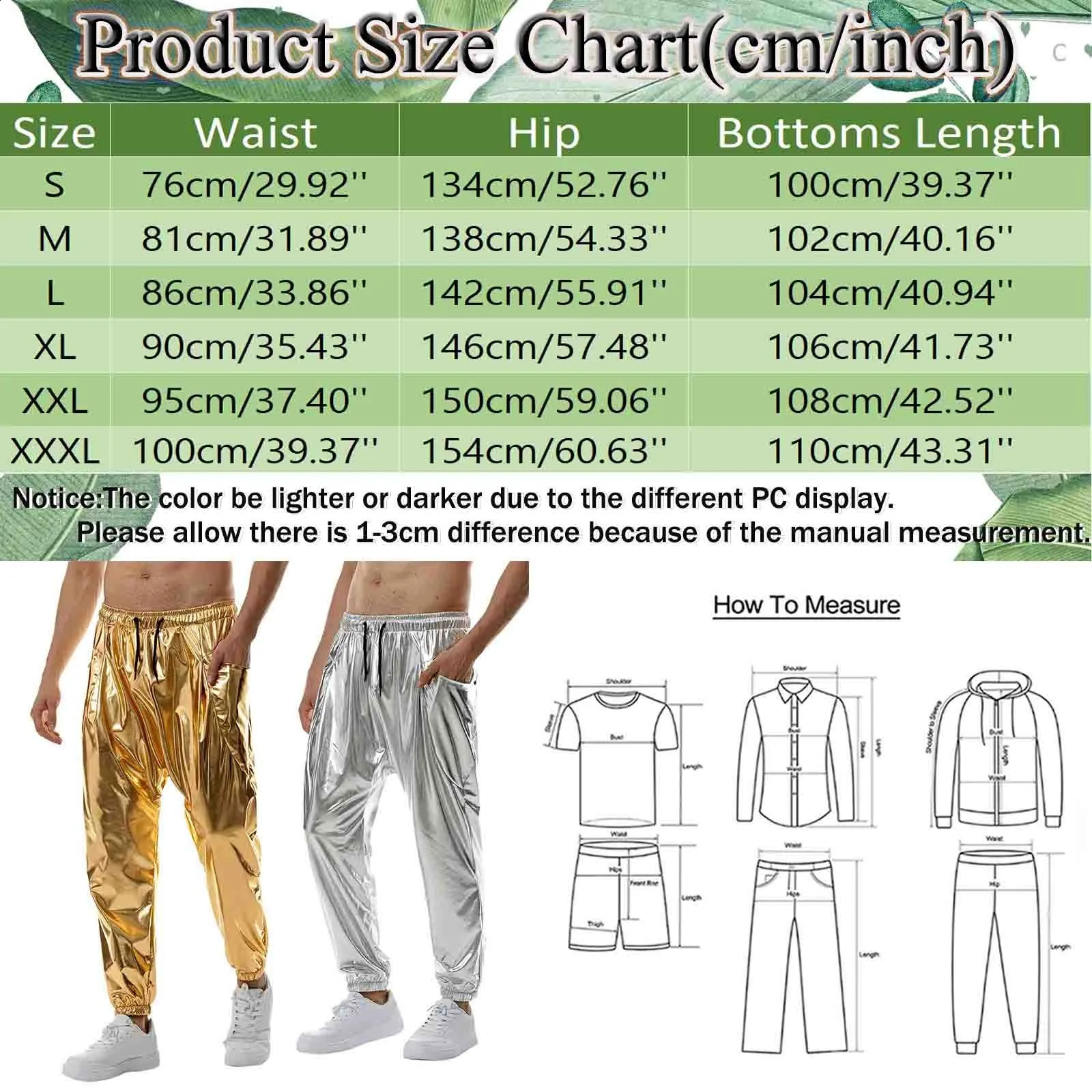Mens Shiny Silver Metallic Jogger Sweatpants Hip Hop Wet Look Trousers Men Club Party Festival Prom Streetwear Pantalones Hombre 240816CJ