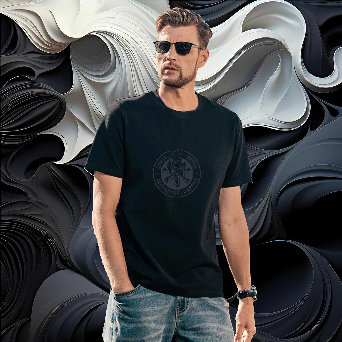 Loose T-Shirts 230g 100% Cotton letter Street Wear Asian Size Breathable Crew Neck Couples T Shirts Fashion New Tops Shirt