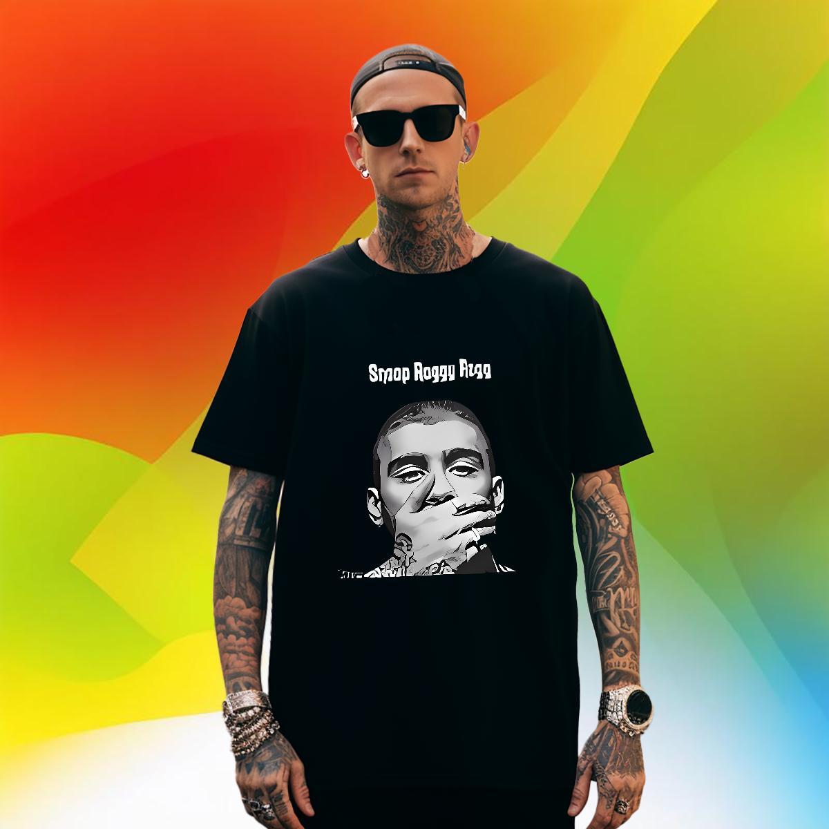 Unisex T Shirts Men 230g 100% Cotton portrait Hip Hop Custom Anime Crew Neck Breathable Tshirt for Man Woman New Arrival Tees