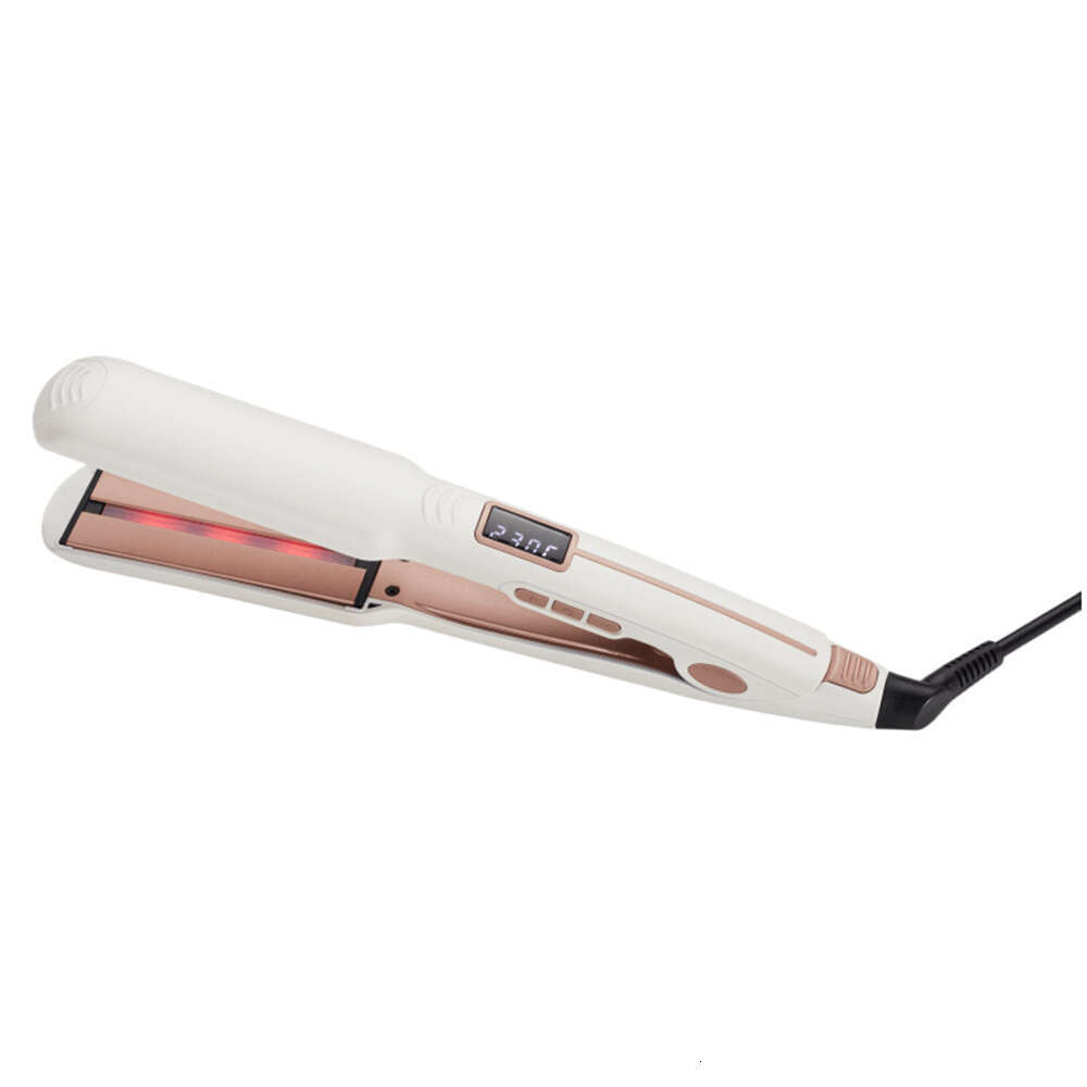 Professional Infrared Straightener Ceramic Tourmaline Flat Iron Hair Curler With LCD Display Salon Styling Tools