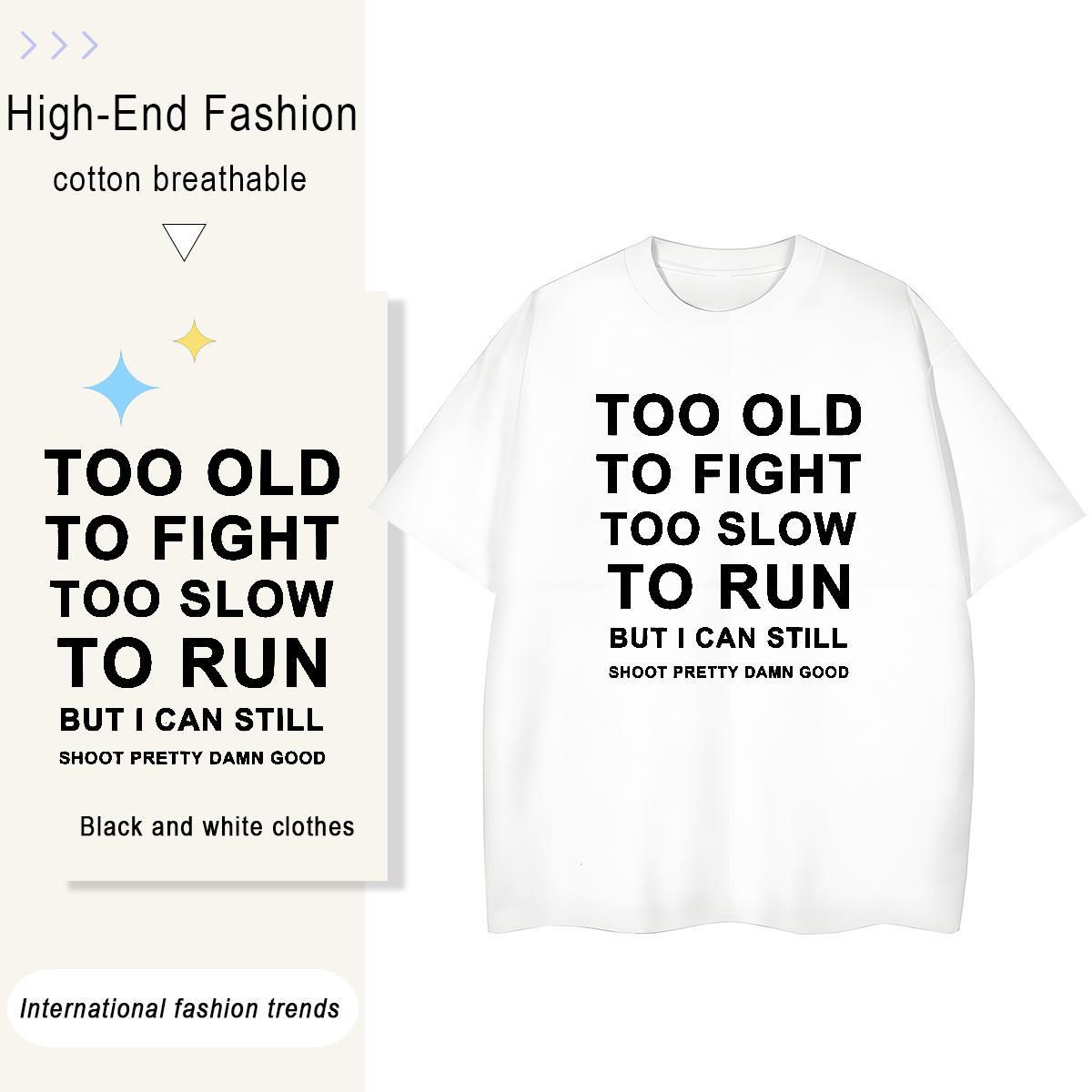 Loose Fit T Shirt For Man 230g 100% Cotton letter Outdoor Oversized 4XL Round Neck Short Sleeve Mens Tshirts Customized Clothes