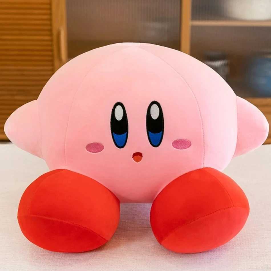 Anime Star Kirby Plush Toys Soft Stuffed Animal Doll Fluffy Pink Plush Doll Pillow Room Decoration Toys For Childrens Gift Y240817