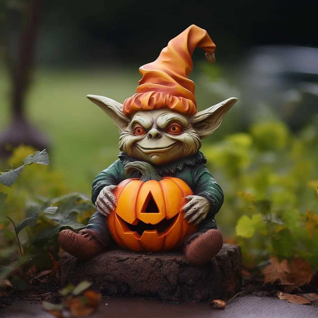 Halloween Pumpkin Alien Outdoor Furniture Halloween Decoration Original Resin Craftsmanship Discounts 2022 New ProductsX240817