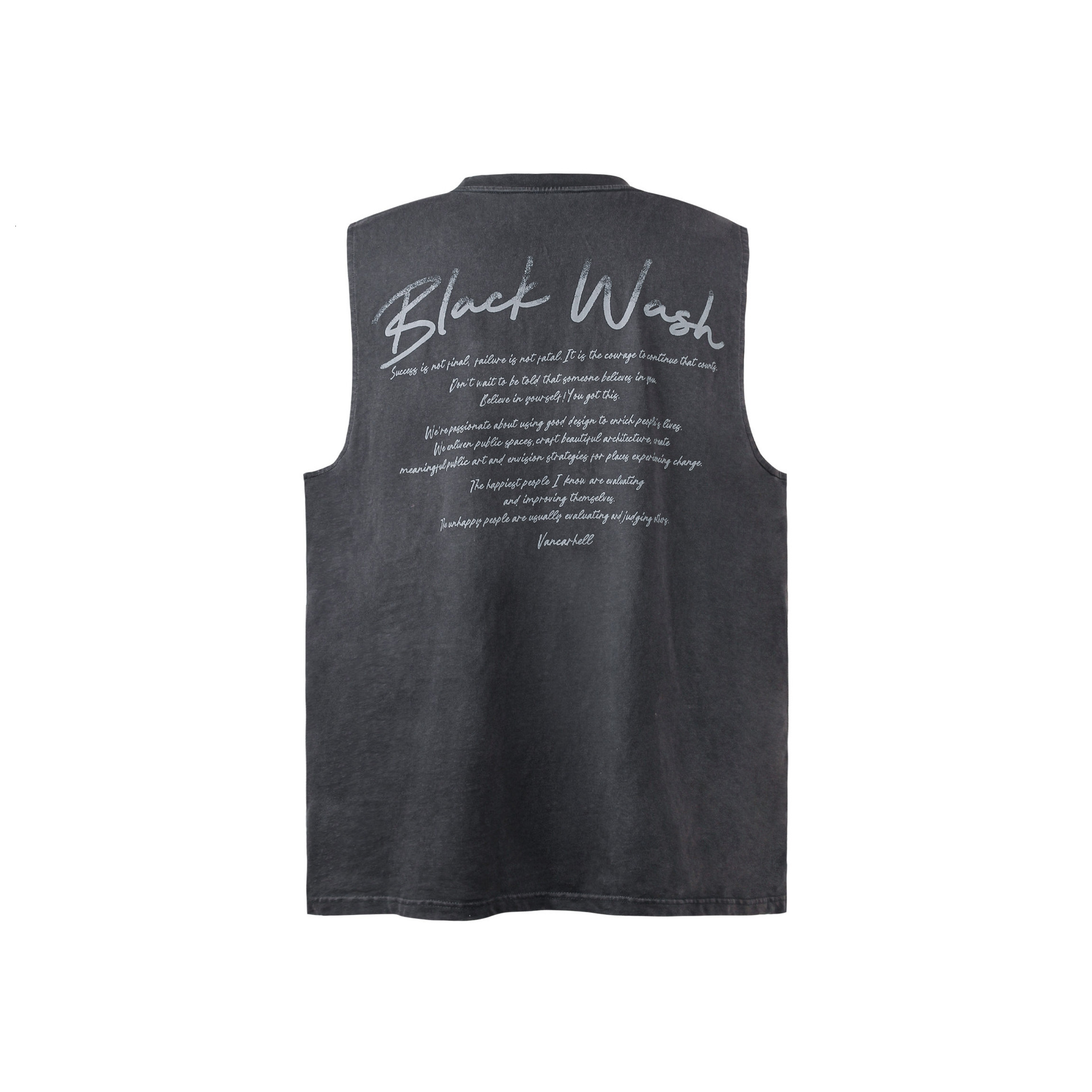 Summer Style High Street Oversized Street Female Portrait Figure Unisex Tank Top