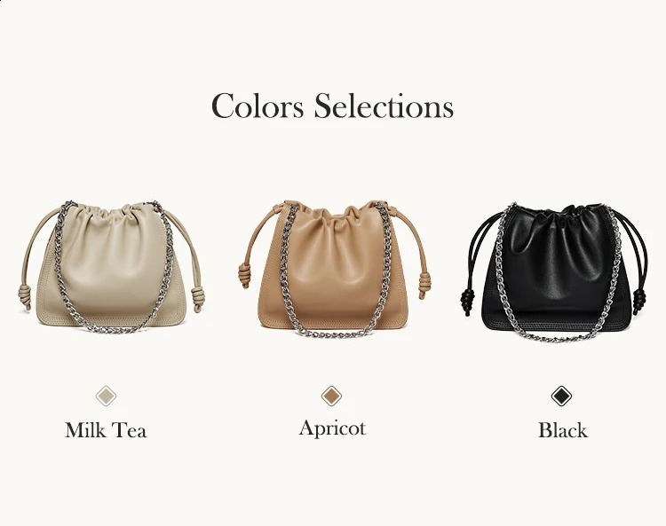 Casual brushed twolayer denim shoulder chain bag pleated split leather womens underwear cross body homeless wallet 240817