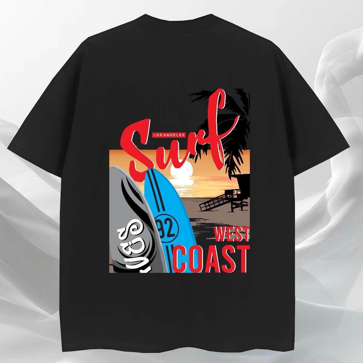 TOP Quality T Shirt For Man 230g 100% Cotton letter High Street Hip Hop Custom Printing Breathable Short Sleeve Men Tshirts Fashion Polos