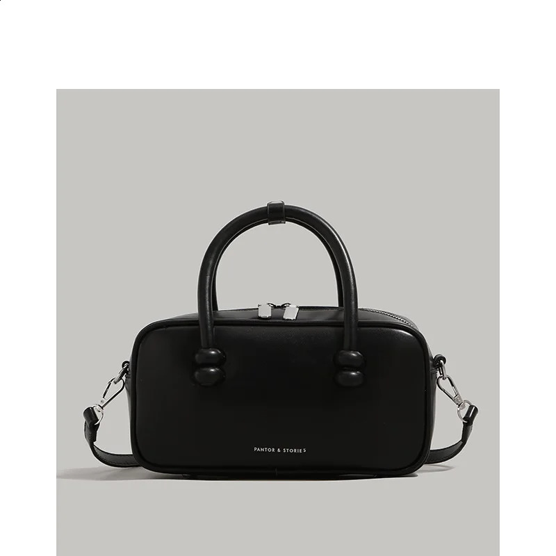 Letter Square Bag Red Bowling y Ladies Lmitate Handbag Trendy Shoulder Crossbody Boston ner 240817