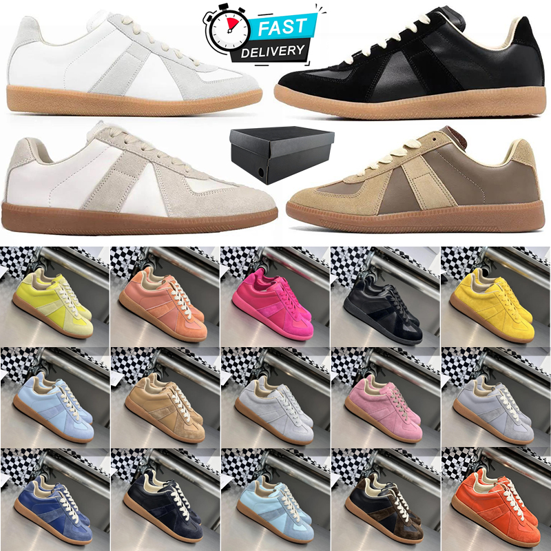Designer Shoes German Army Trainer Gats Black Gum Gat Low Sneakers White Grey painter Nude Shoes Men Women Casual Shoe Mens Womens