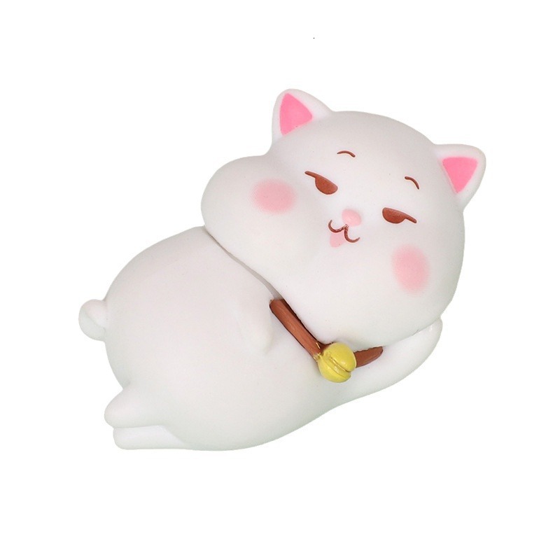 Cute Kitten Crafts Set - Versatile Cartoon Animals for Home and Office Decoration
