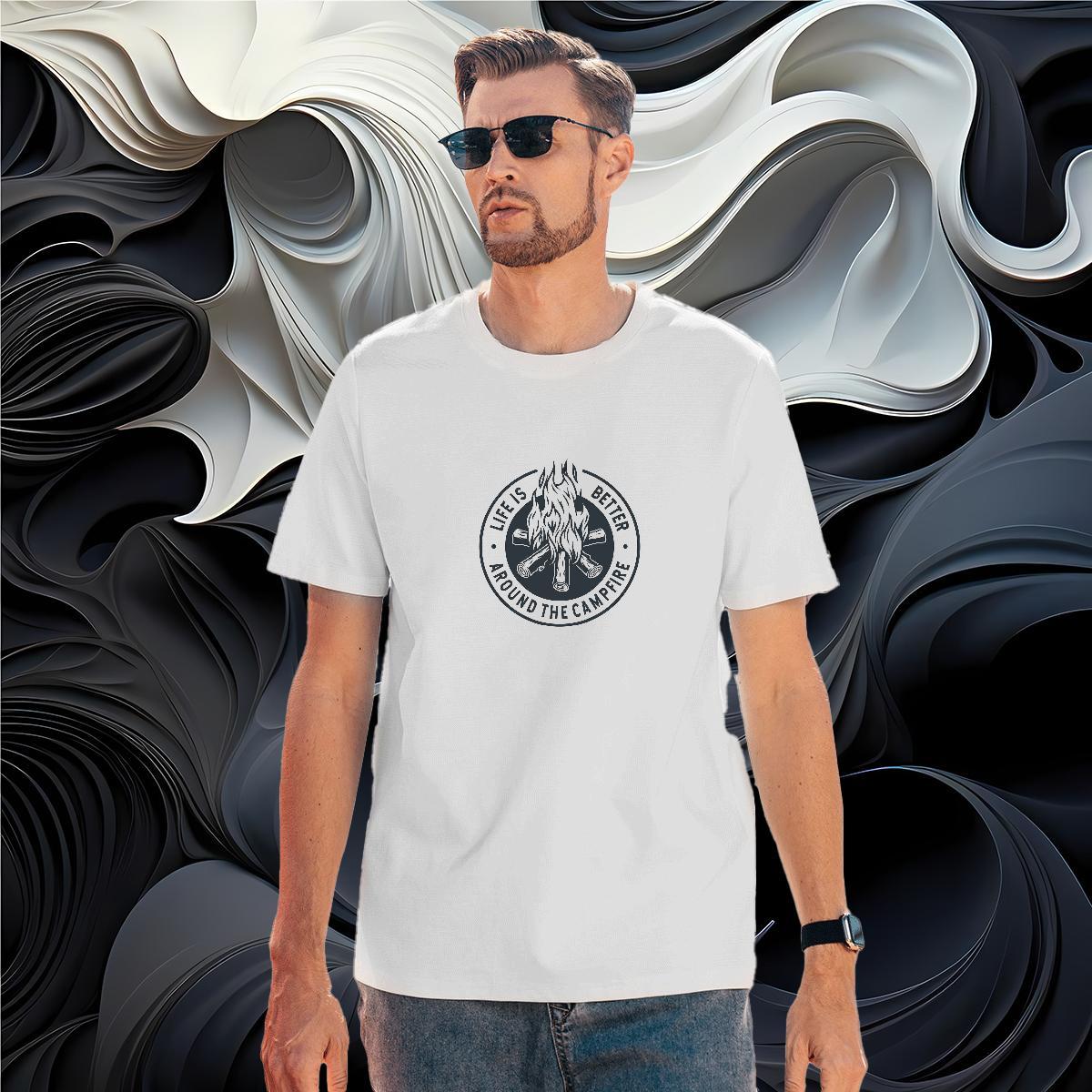 Loose T-Shirts 230g 100% Cotton letter Street Wear Asian Size Breathable Crew Neck Couples T Shirts Fashion New Tops Shirt