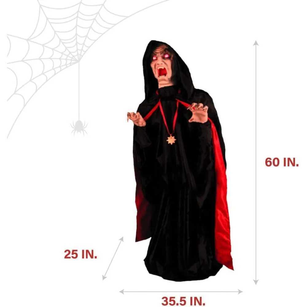 Lunch Halloween animation used for indoor or covered outdoor creepy Halloween decorations plug-in or battery powered HalloweenX240817