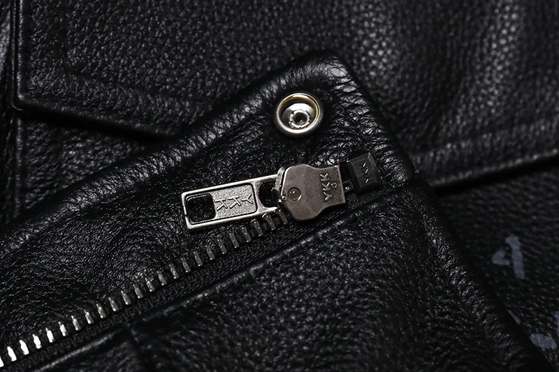 black flight suit leather jacket mens natural denim cross anchor embroidery fashionable motorcycle clothing w240816