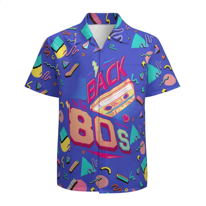 Mens shirt lapel summer short-sleeved style for work daily casual breathable comfortable simple and fashionable 240816