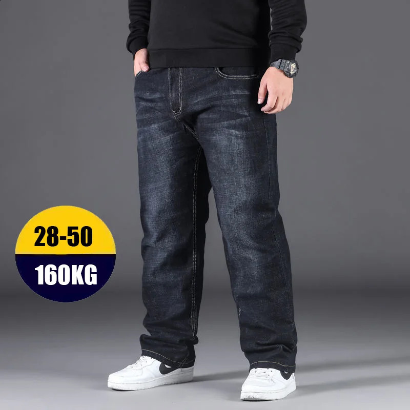 10XL Jeans Wide Mens Pants Oversize Jean Baggy Clothes Plus Size Denim Trousers MAN STREETWEAR FASHION Clothing Cargo Male Mens 240816