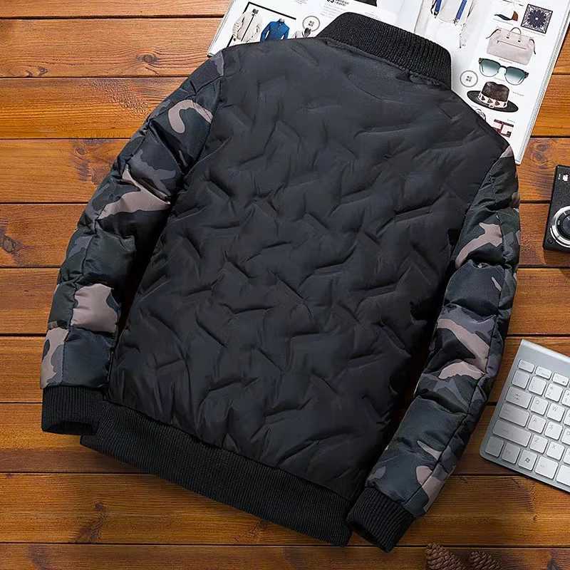 Designer jacket DIMUSI Winter Men Bomber Jacket Casual Cotton Thick Warm Parkas Coats Male Thermal Outwear Windbreaker Jackets Clothing 4XL M240819