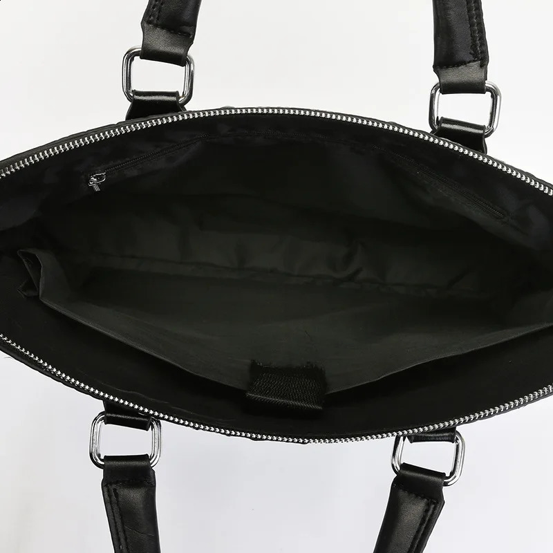 Cow Leather Laptop Bags Alligator Genuine Leather Mens Briefcase Pattern Travel Messenger Computer Bag 240816