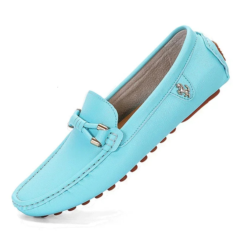 Design Suede Loafers Genuine Leather Slip On Moccasins Comfy Driving Shoes For Men Tenis Hombres Chaussure Homme