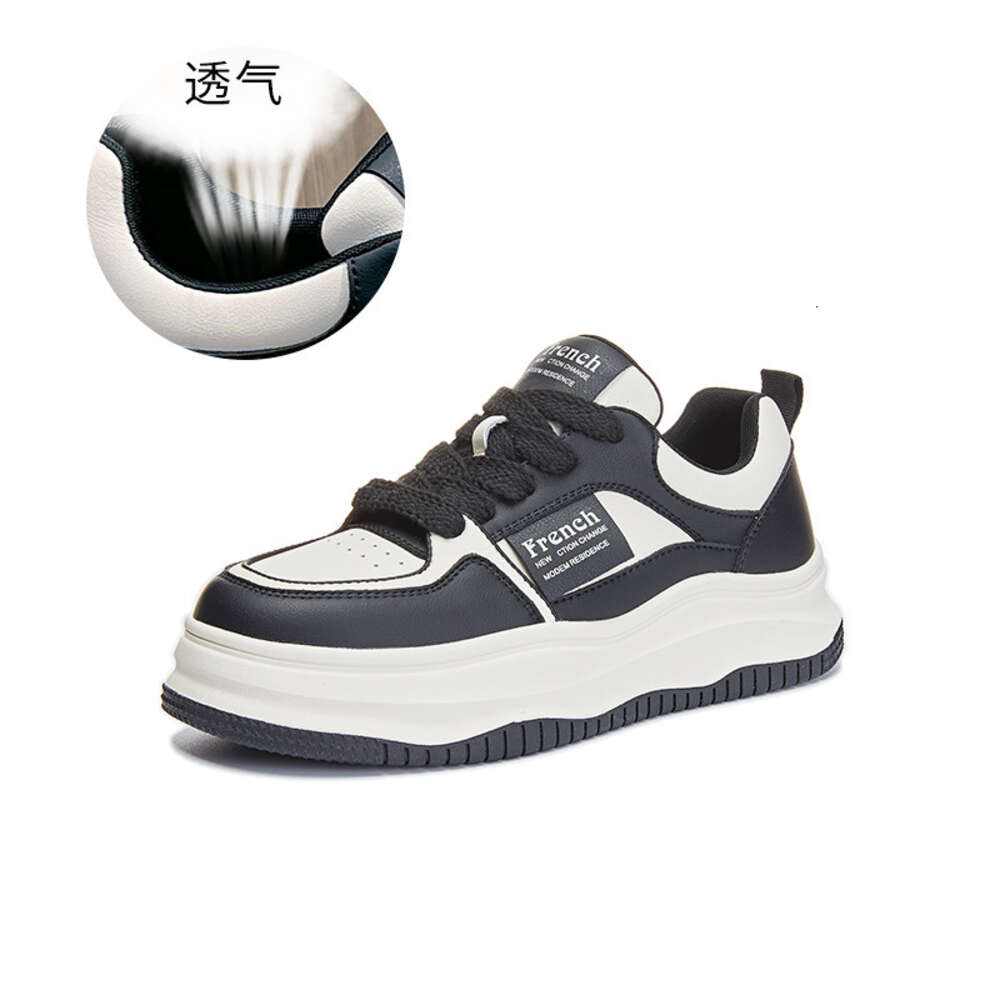 Ddmysports Ddmysports Genuine Leather Small White Women In Spring New Round Toe Flat For Casual And Versatile Shoes Children S Eight Increasing OUTDOO