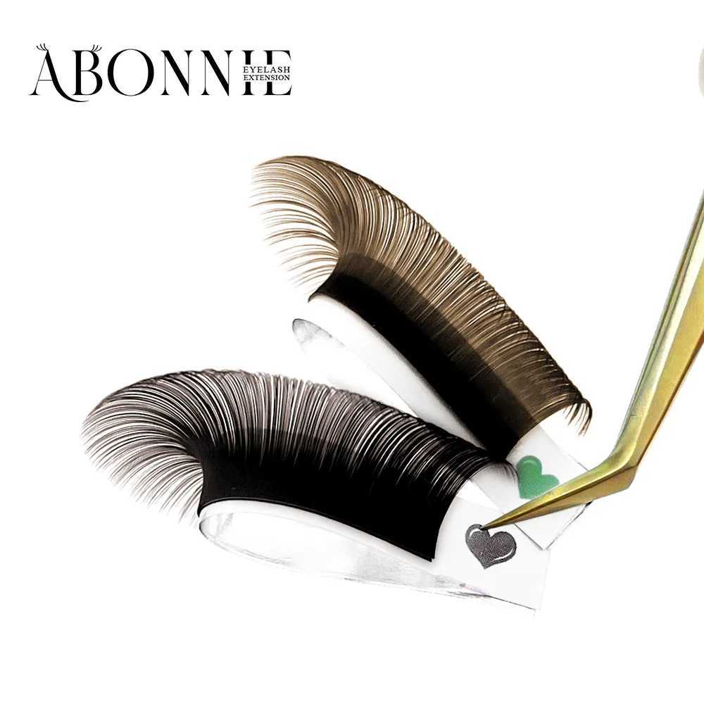 Abonnie Dark Brown Personal Eyelash Extension Premium Eyelash 8-15 Mix Mink Eyelash Professional Classic Eyelash Extension W240803