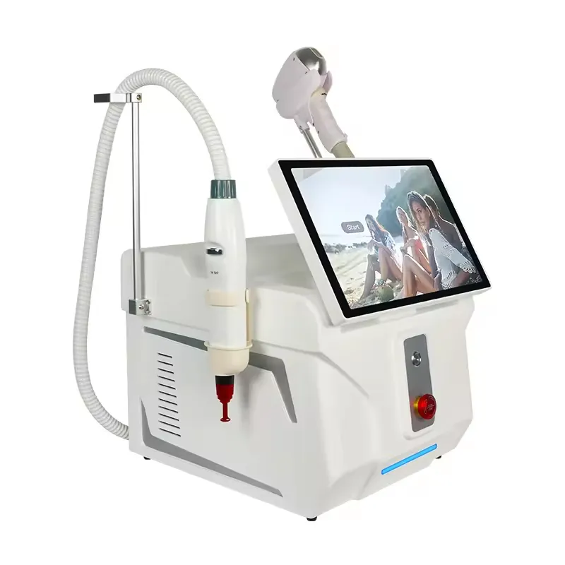 Home Beauty Aesthetic medicineLaser Beauty Equipment 2025 Newest 2 In 1 laser Equipment Nd Yag Laser Tattoo Removal Diode 808mm Hair Removal