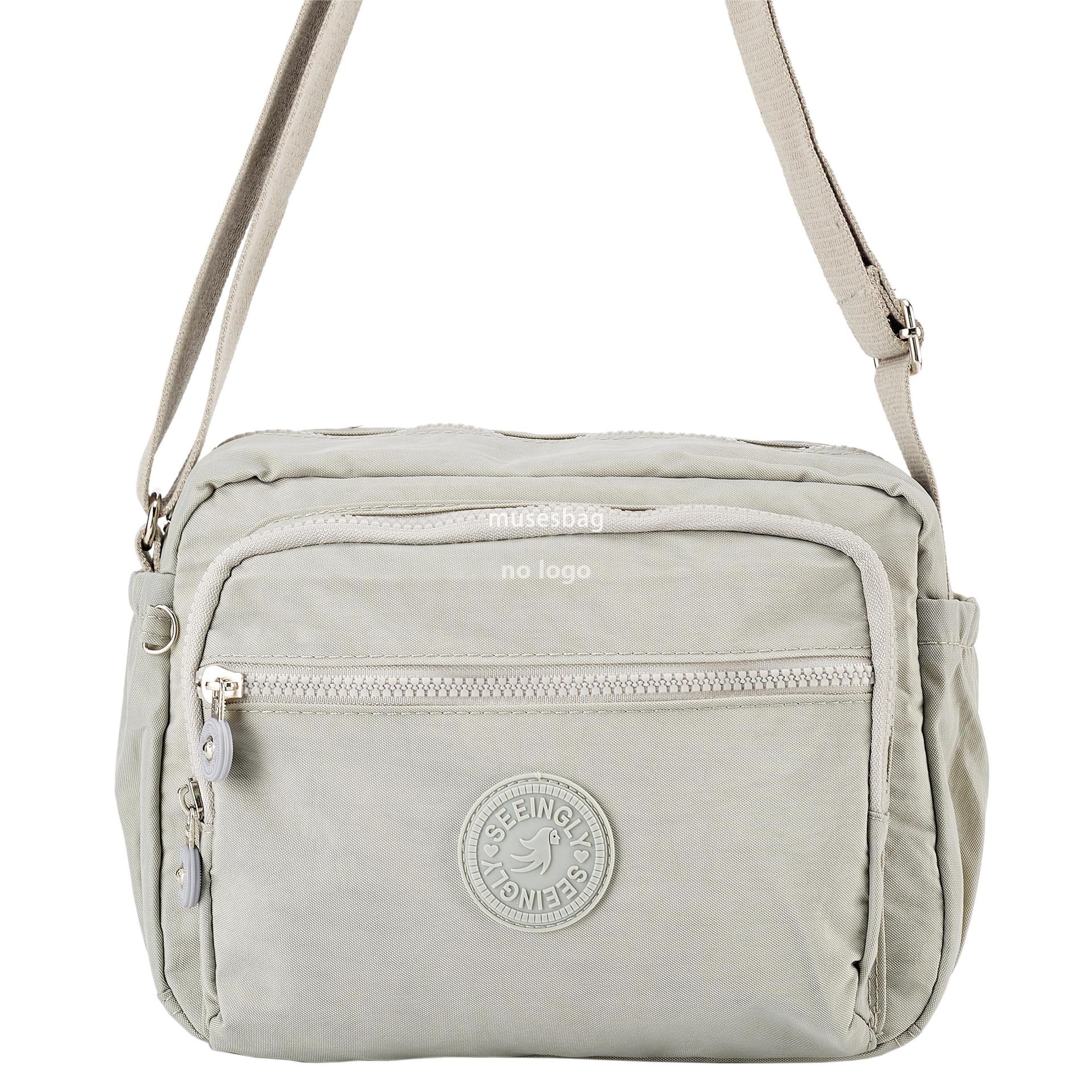 New high quality single shoulder crossbody bag simple solid color middle-aged mother bag female foreign trade nylon crossbody bag wholesale