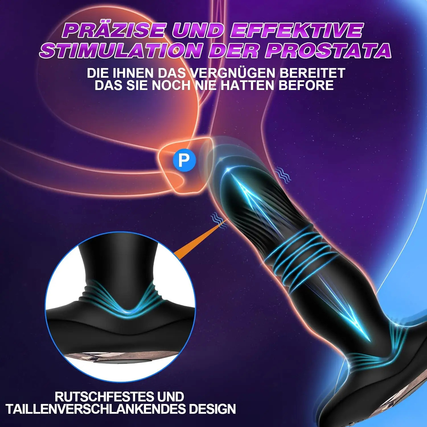 APP Remote Control Prostate Massager Vibrator Male Wireless Bluetooth Anal Butt Plug for Men Dildo Vibrating Adult Sex Toys 240813
