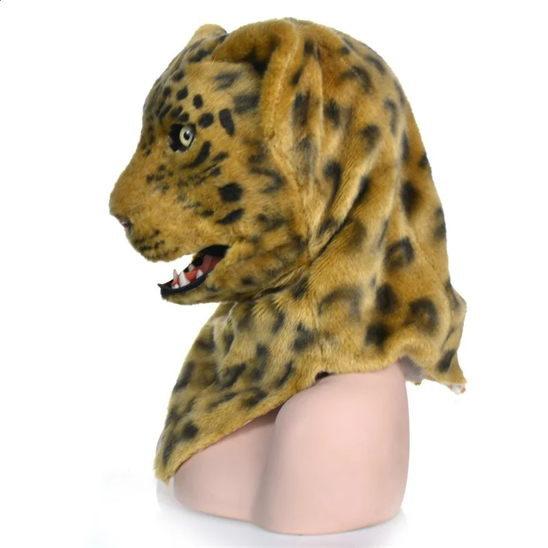 Leopards wear mouth masks at Halloween carnivals and parties for fun and celebration 240819