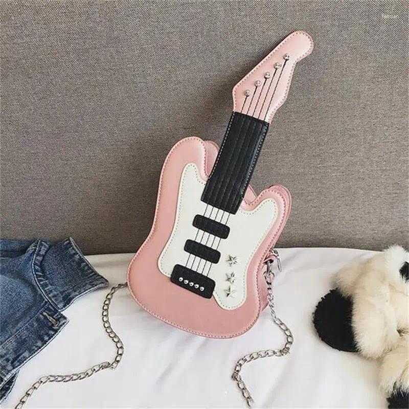 2025 NEW Shoulder Bags Women's Bag Mini Guitar Shape Crossbody Women Cute Messenger Creative Personality PU Leather zhanyishengli