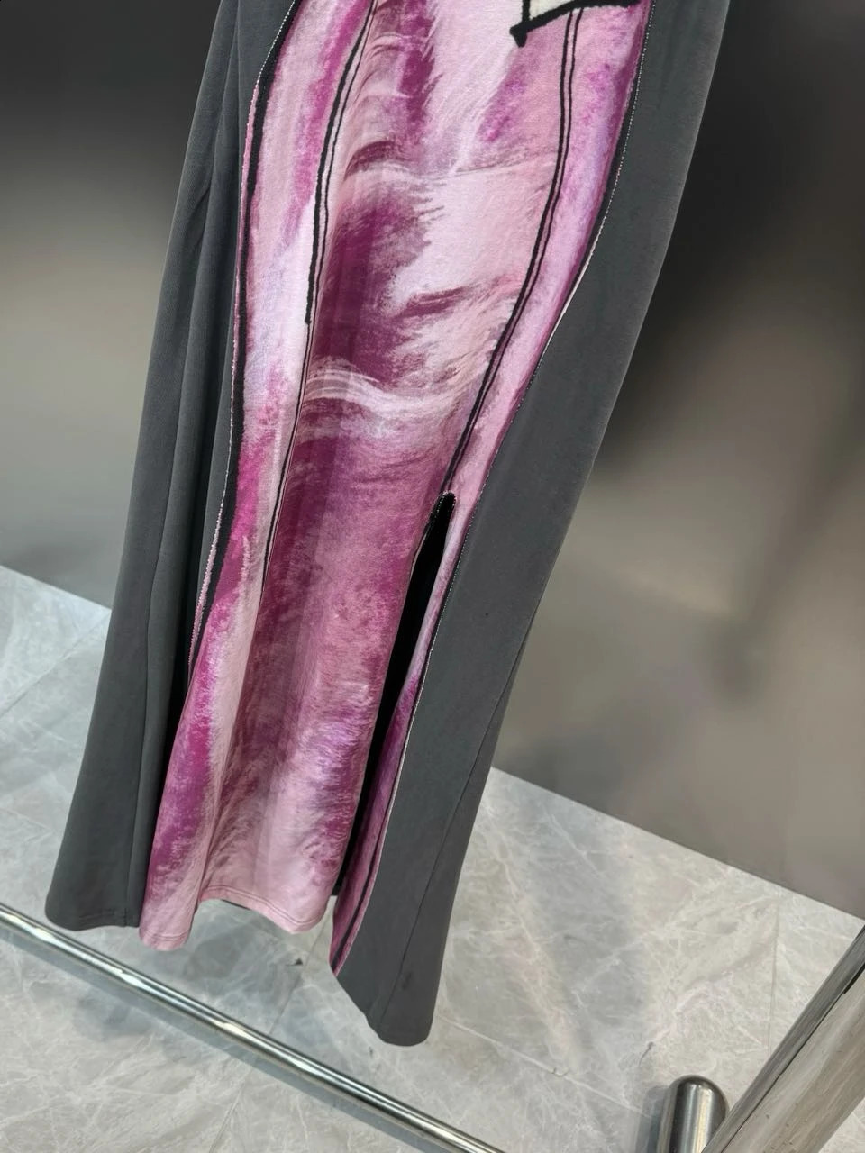 PREPOMP Spring Summer Arrival Short Sleeve Pearls Bow Print Distressed Long Dress Women GP331 240819