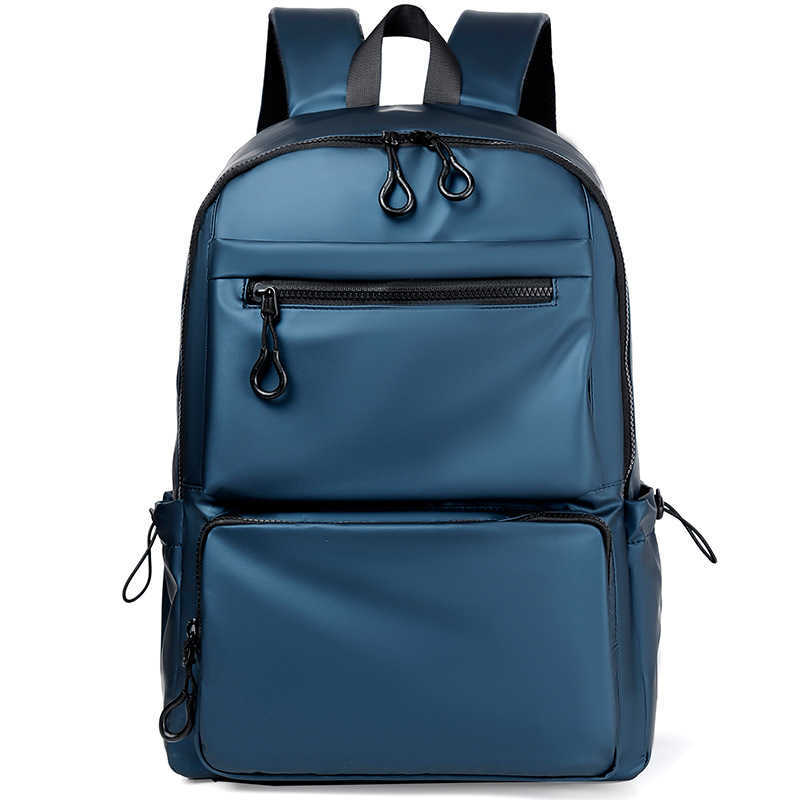 CMM Mens double back leisure computer bag Korean fashion trend student schoolbag Travel Backpack