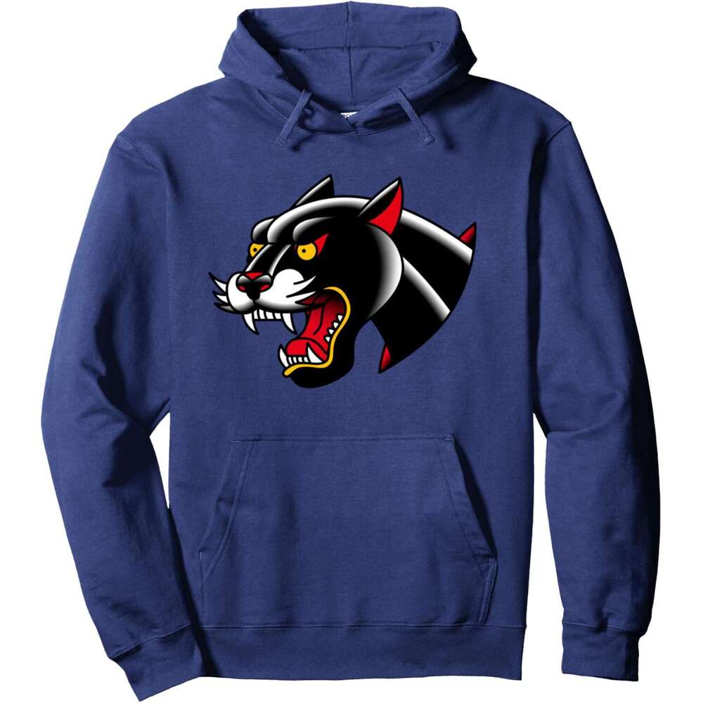 Hoodie for Mens Womens Angry Panther Graphic Tees - Novelty T-Shirts Cool Designs Pullover Hoodies sweatshirt pullover jacket Long sleeve
