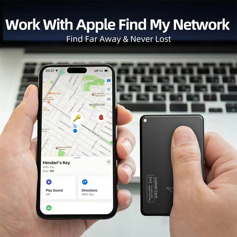 2025 New Smart Airtag Wallet Card Apple Android Anti Lost Item Locator For Lage Suitcase Key Finder Bluetooth Tracker GPS Free Shipping