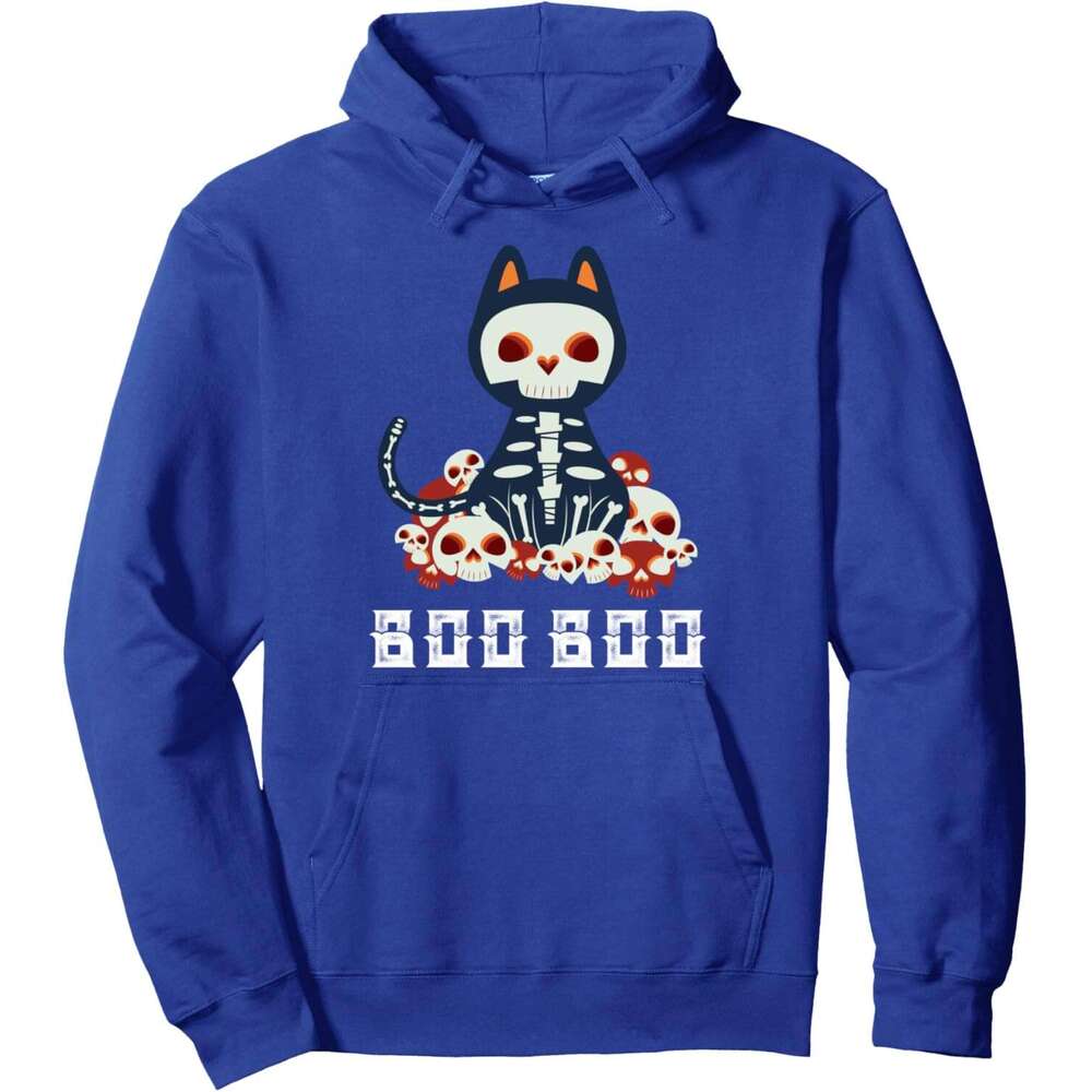 Hoodie for Mens Womens Halloween Costume Scary Boo Boo Cat Tshirt Halloween Cat Pullover Hoodie Hoodies sweatshirt pullover jacket Long sleeve
