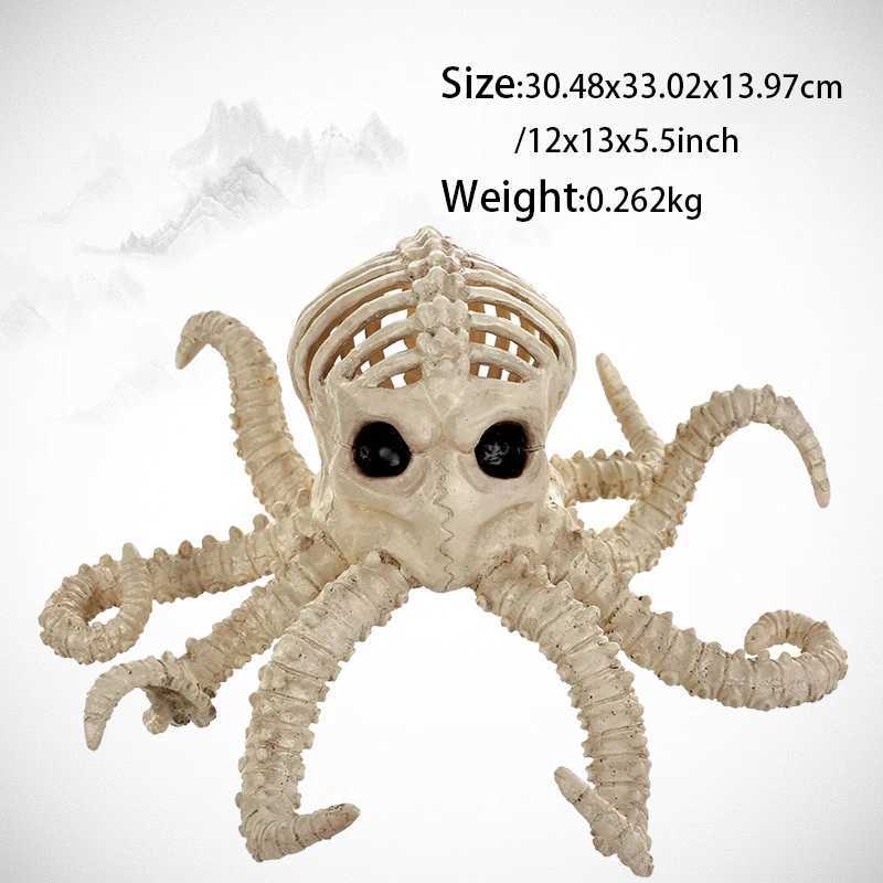Skeleton Cat Kitten Lizard Bones Halloween Atmosphere Decoration Festival Supplies Creative Gift Human Skull Haunted House Decor CL240819