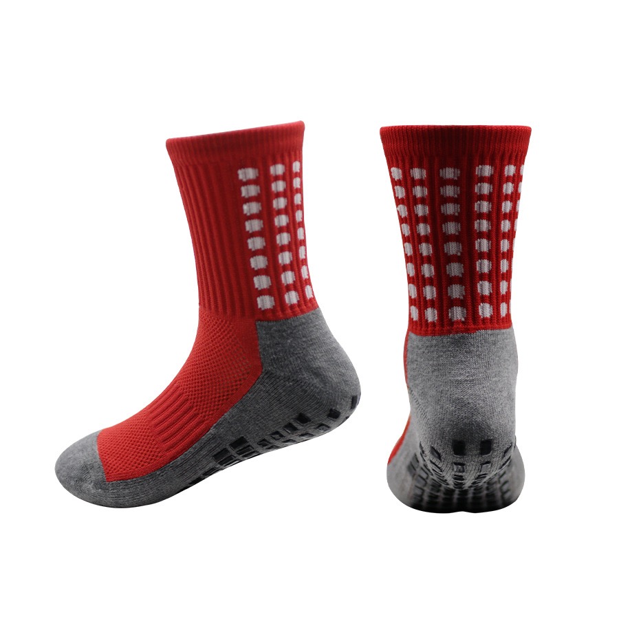 Kid Football Sock Grip Socks Anti Slip Youth Training Soccer Sock for Teenager Kids Women Outdoor Football Baseball Sweat Absorbing Sports Socks 33-39