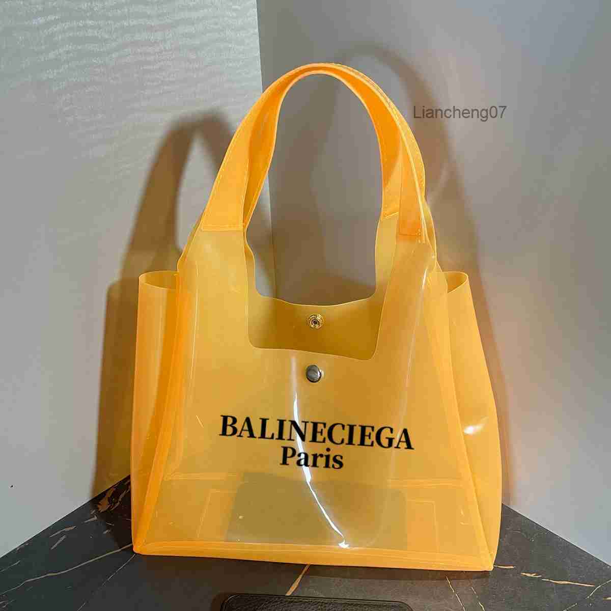 Cross Body Tote Waterproof Jelly Transparent Shoulder Laser PVC Packaging Bag Colorful Cosmetics Souvenir Y2408196Q4DZHW3