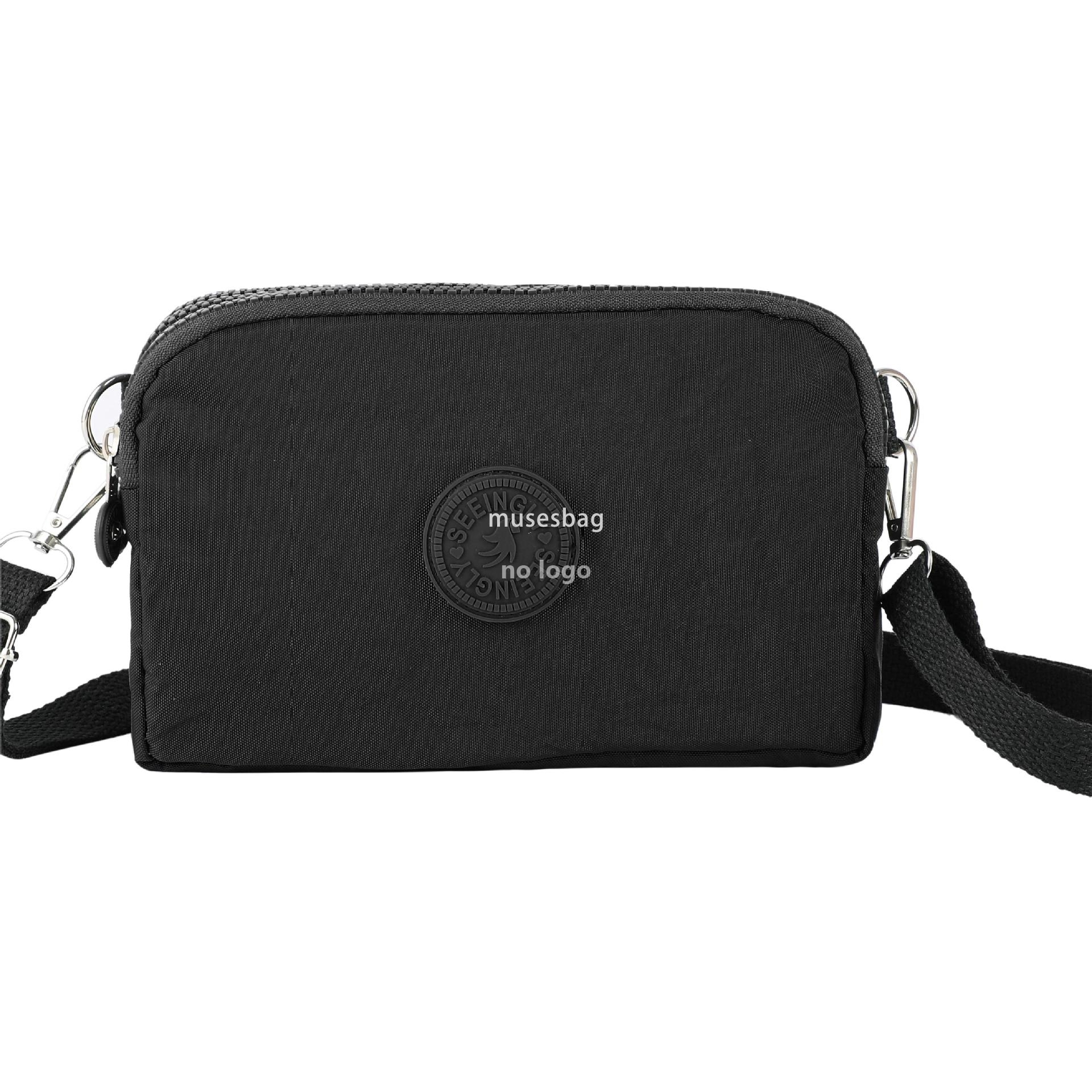 Foreign trade crossbody phone bag new simple gift cross-border nylon waterproof mobile phone bag wholesale