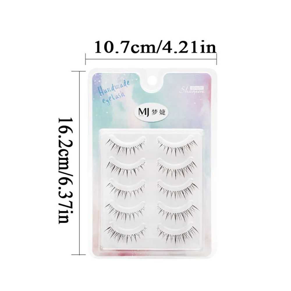 Korean Zhang Yuanying False Eyelash Extension Tool Makeup Transparent Eyelash Light Natural Soft False Eyelash W240803