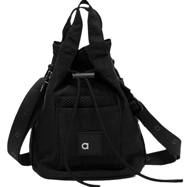 2025-- Bucket Bag Casual Sports Crossbody Bag Men and Women's Small Portable Yoga Bag Outdoor Storage Bag