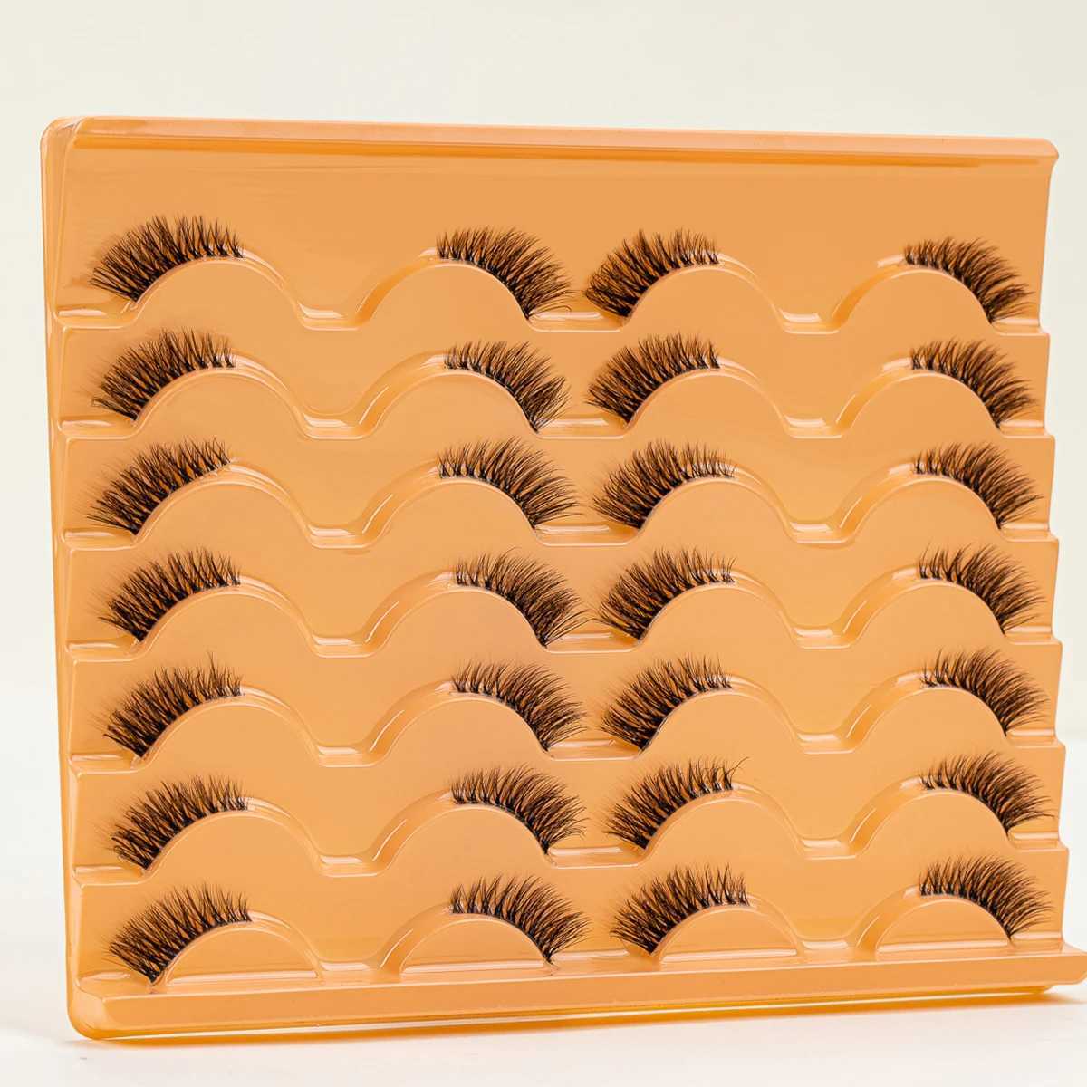 14 pairs of Eey eyelashes artificial mink eyelashes natural fluffy eyelashes extended false eyelashes makeup tool W240803