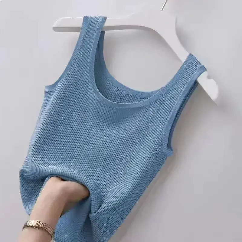 2024 Summer Womens Clothing Set Womens Casual Loose Shirt Tank Top Wide Leg Denim Pants 3-Piece Set Fashion Letter Jeans Shirt 240819