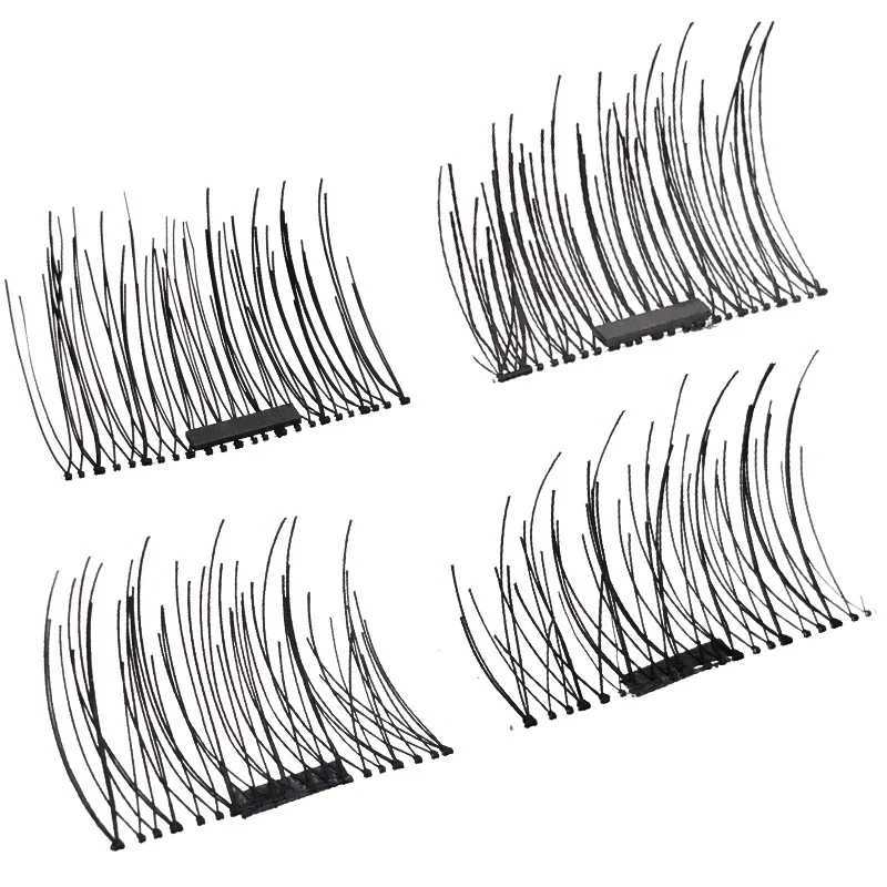 YSDO 1 pairs of reusable magnetic eyelashes glue free Wispy false eyelashes soft mink eyelashes eyelash extensions artificial Cilios W240803