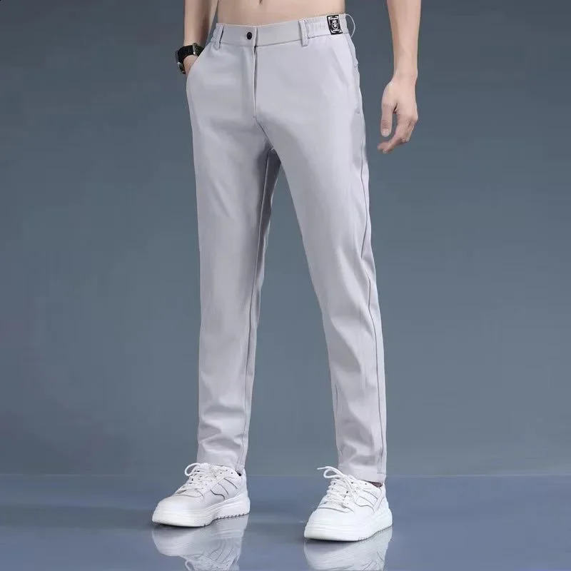 Breathable Golf Pants Mens Casual Pants Cool Sports Pants Sports Soft Pants Summer Jogging Pants Comfortable 240819