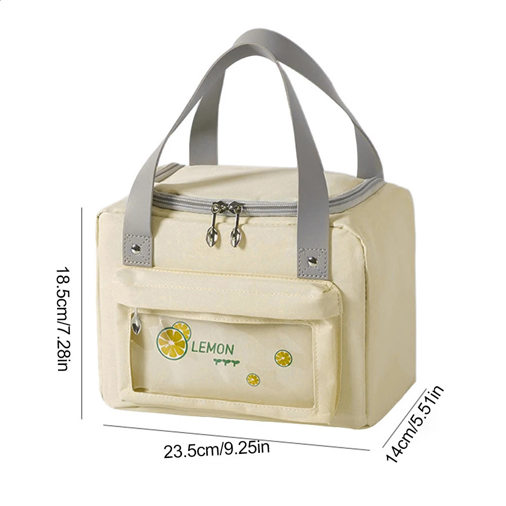 Picnic Bag Insulation Picnic Ice Pack with Handle Food Thermal Bag Drink Insulated Bag for Beach Picnic Road Trip Travel 240819
