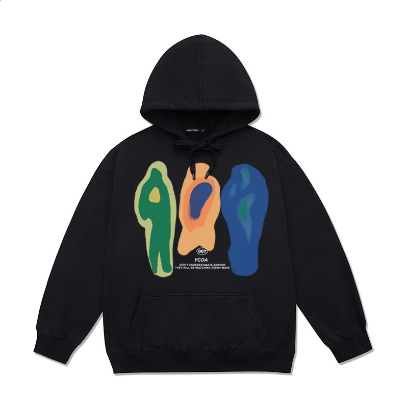 Men Hoodies Sweatshirts Oversized Cotton Pullover Long Sleeve Korean Fashion Harajuku Graphic Streetwear Y2k Aesthetic Clothing i240819