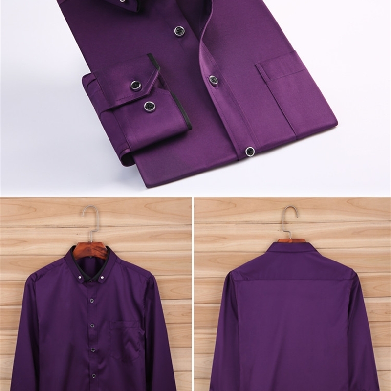 arrival Spring commercial easy care shirt male oversize long-sleeve fashion formal high quality plus size M-7XL8XL9XL 240816