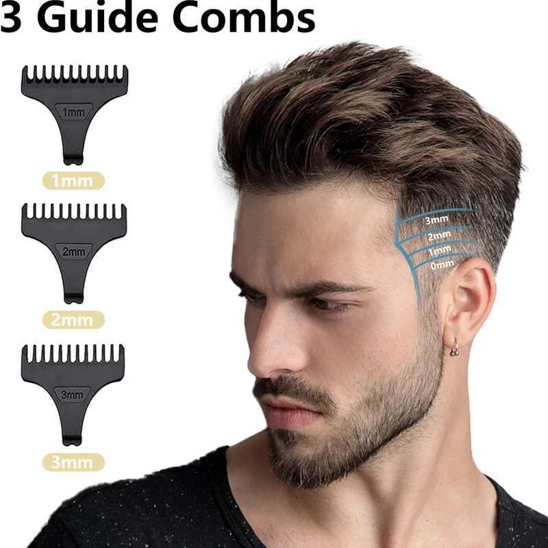 Economic Professional Home Clipper Adjustable Cutting USB Charging Lithium Battery Safe Cutting Mens Hair Trimmer W241212