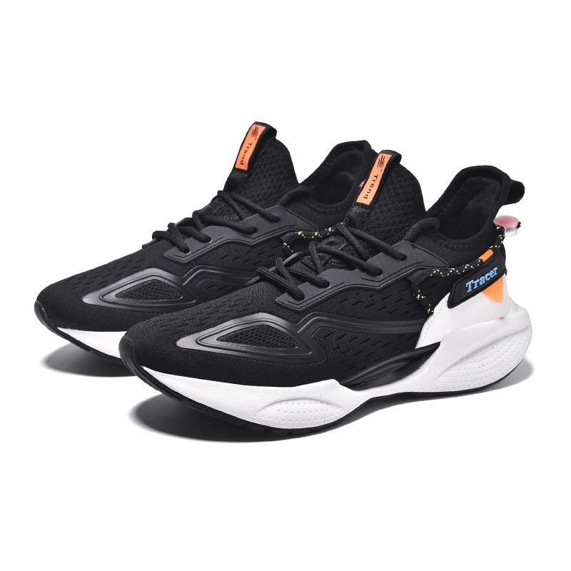 Ddmysports Flying Weaving Running New Korean Fashion Breathable Trendy Men S Sports With Low Top Lacing Casual Shoes For OUTDOOR