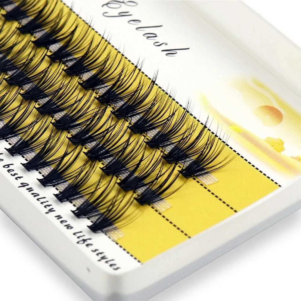 20D/30D mink eyelash clusters 1 box/60 bundles Russian natural eyelashes 3D personal eyelash extension eyelash makeup wholesale W240803